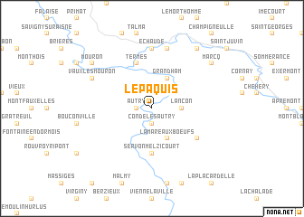 map of Le Paquis