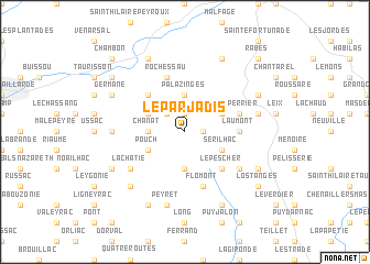 map of Le Parjadis