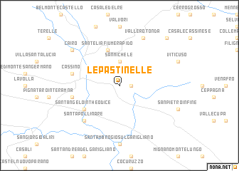 map of Le Pastinelle