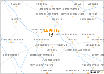 map of Le Pâtis