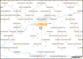 map of Le Pavé