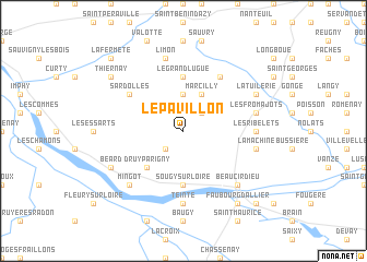map of Le Pavillon