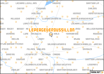 map of Le Péage-de-Roussillon