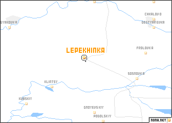 map of Lepekhinka