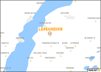 map of Lepekhovka