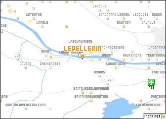 map of Le Pellerin