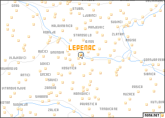 map of Lepenac