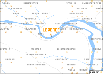 map of Lepence