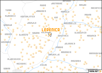 map of Lepenica