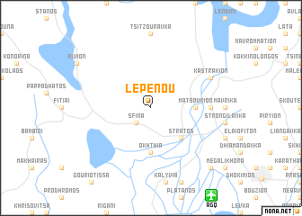 map of Lepenoú