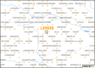 map of Le Péré