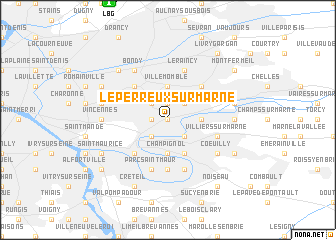 map of Le Perreux-Sur-Marne