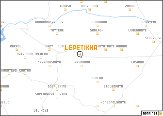 map of Lepetikha