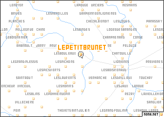 map of Le Petit Brunet