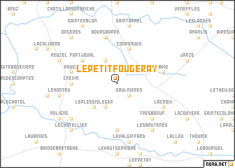 map of Le Petit-Fougeray