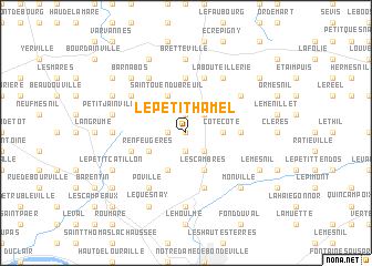 map of Le Petit-Hamel