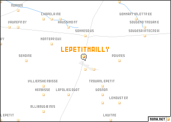 map of Le Petit Mailly