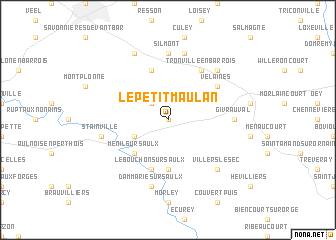 map of Le Petit Maulan