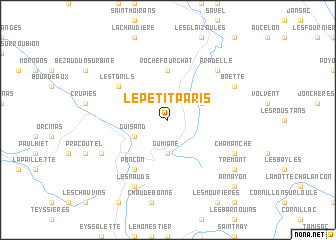 map of Le Petit Paris