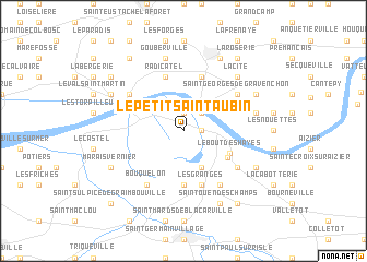 map of Le Petit-Saint-Aubin