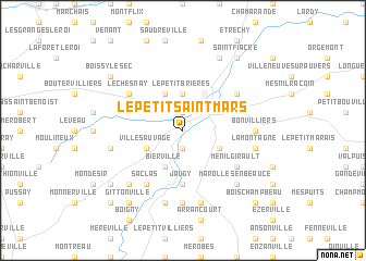 map of Le Petit-Saint-Mars