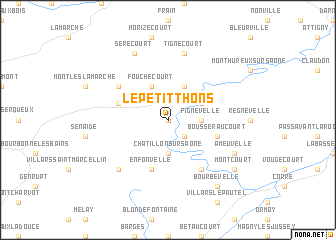 map of Le Petit Thons