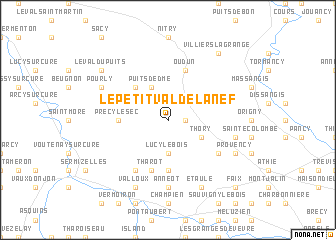 map of Le Petit Val de la Nef