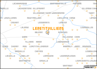 map of Le Petit Villiers