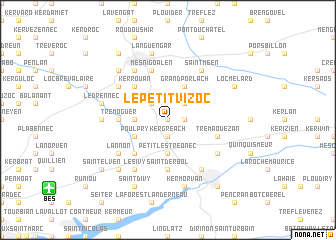 map of Le Petit Vizoc