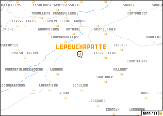 map of Le Peuchapatte