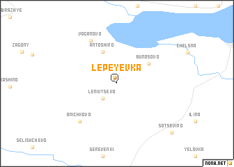 map of Lepeyevka