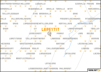 map of Le Peytit