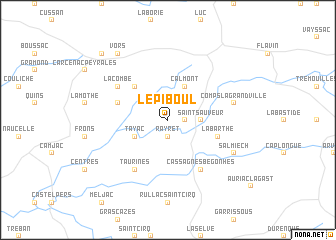 map of Le Piboul