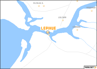map of Lepihué