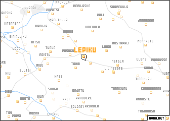 map of Lepiku