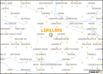 map of Le Pillard