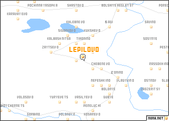 map of Lepilovo