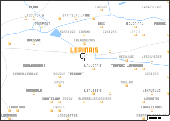 map of LʼÉpinais