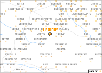 map of Lépinas