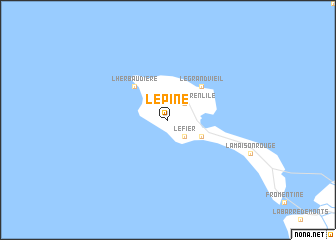 map of LʼÉpine