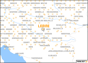 map of LʼÉpine