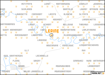 map of LʼÉpine