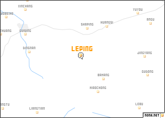 map of Leping