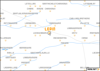 map of Le Pin