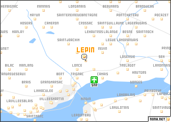 map of Le Pin