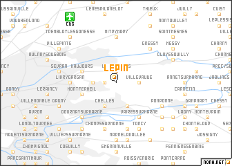 map of Le Pin