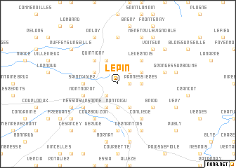 map of Le Pin