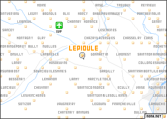 map of Le Pioulé