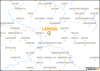map of Le Pirou