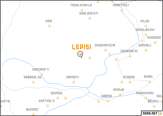 map of Lepisi